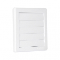 Rama de aerisire Haco, gravitationala, 17,5 x 17,5 cm, alb